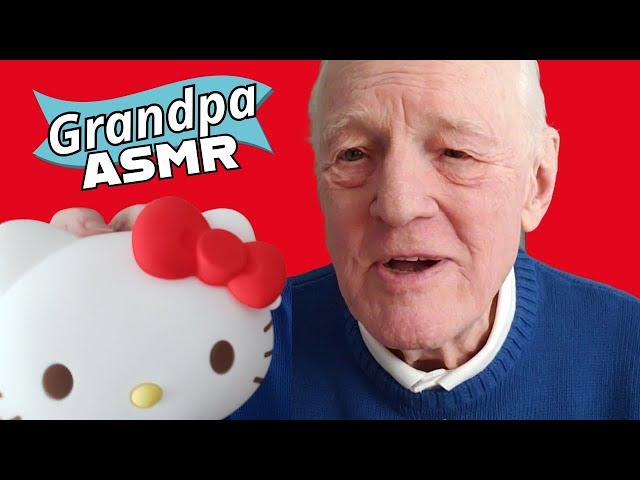 ASMR | Grandpa's HELLO KITTY Gift Haul FOR KEEPS UNINTENTIONAL Triggers (NO TALKING) 