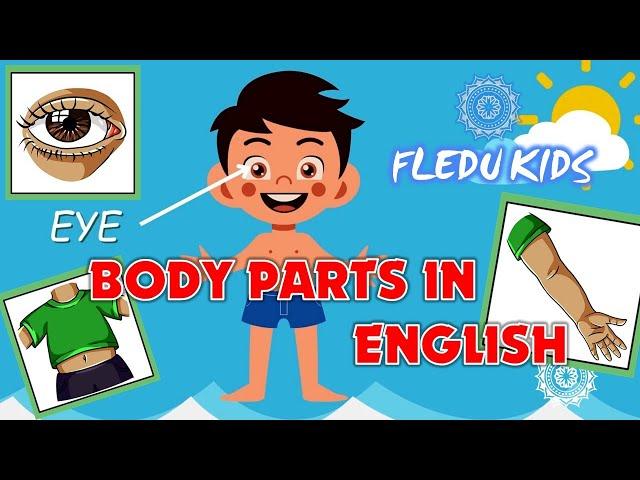 Parts of the Body. Educational Video. FLEDU KIDS