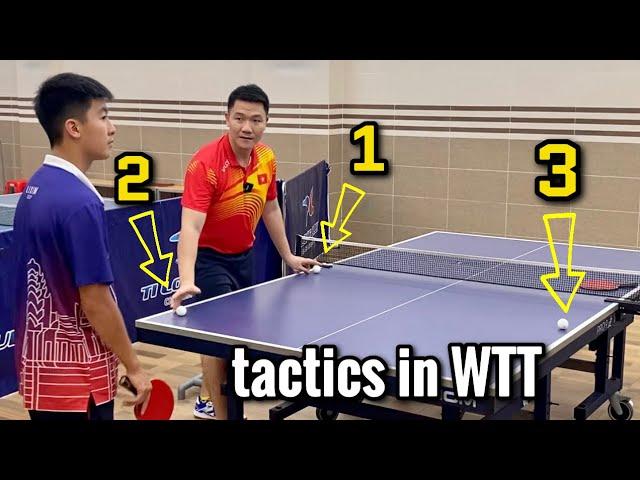 Ma Long and Fan Zhendong's strategy of winning against strong and fast Forehand players at WTT