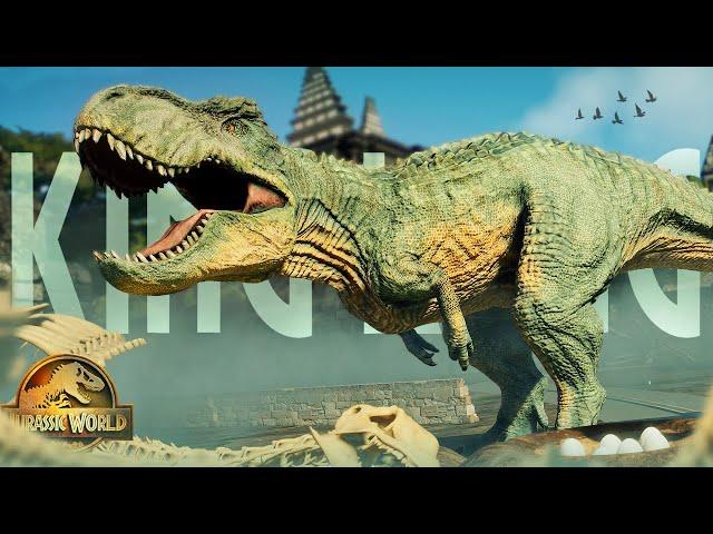 V-REX LAIR! King Kong (2005) Exhibit Build | Jurassic World Evolution 2 Park Build