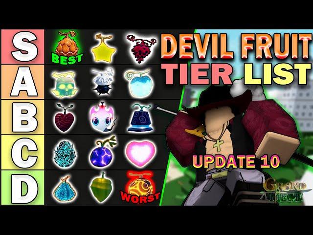 [GPO] NEW and COMPLETE Update 10 Devil Fruit TIER LIST