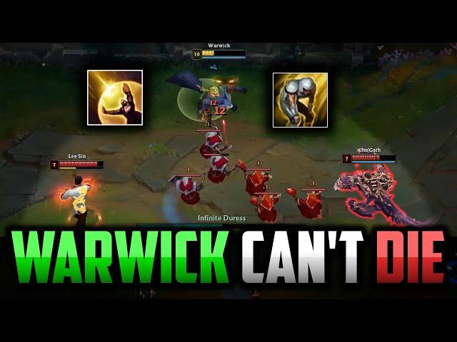 NEVER DIE ON WARWICK AGAIN.  ALWAYS 1v2 (THEY TRIED TO CAMP ME ) Warwick Beginners Guide Season 13