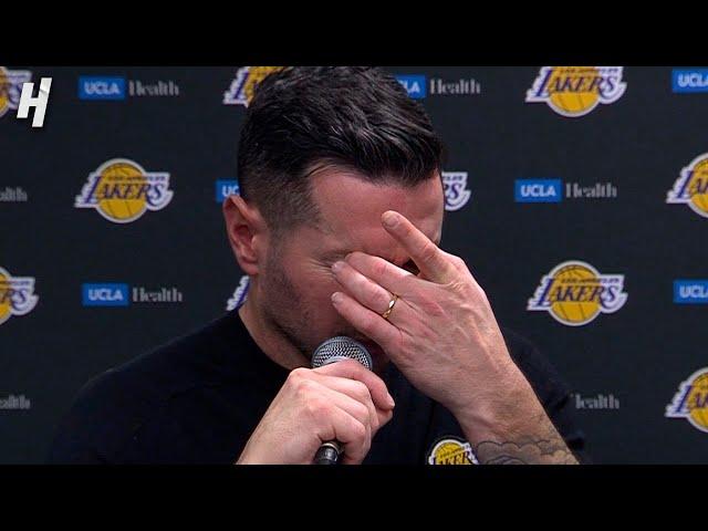 JJ Redick talks the Lakers' defensive Struggles & Loss vs Hawks, Full Postgame Interview