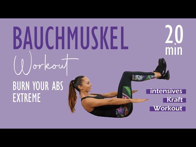 BAUCHMUSKEL WORKOUT / Burn Your Abs in 20 min | Katja Seifried