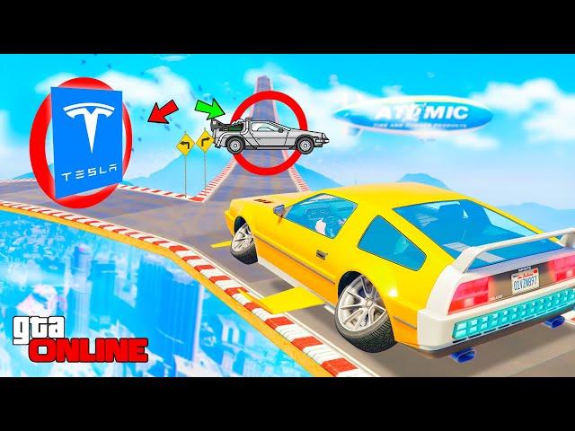 YOU WILL DROP A FLYING DELORIAN OR TESLA! TRY YOUR LUCK! - GOOD / BAD CHECKPOINT IN GTA 5 ONLINE