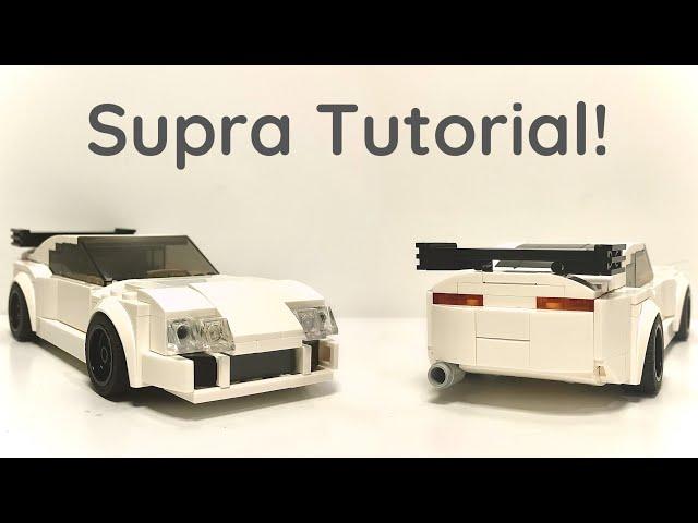 LEGO mk4 Toyota Supra MOC Tutorial!