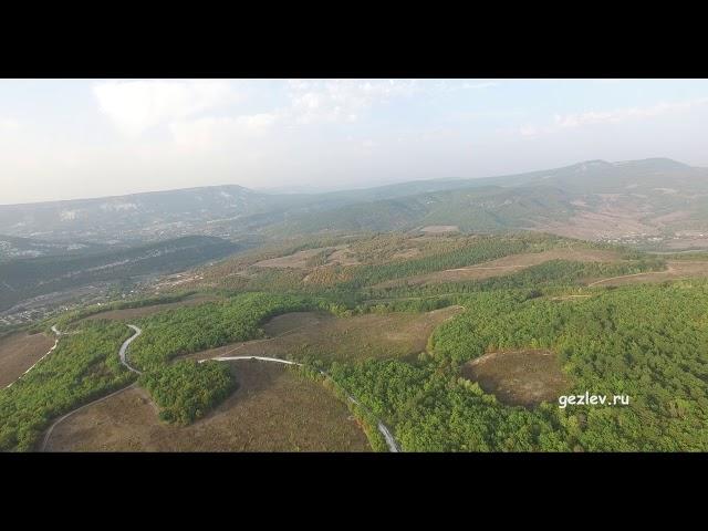 Бахчисарайский район село Новоульяновка участок в живописном месте с высоты птичьего полета