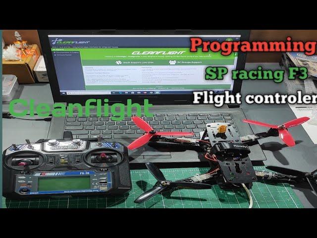 Sp racing f3 programming in cleanflight | fpv drone programming in cleanflight in 2023