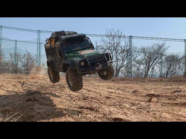 RC Car : TRAXXAS TRX4 Defender Off-road Bash_AXE 550 2700kV(3S Lipo) #9.