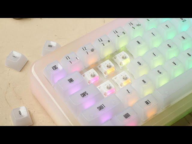 Unboxing the Akko YU01 Resin Keyboard | Stunning Design & RGB Magic!