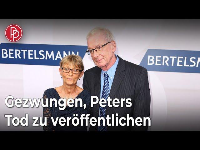 Nach Peter Zwegats Tod: Seine Frau bricht ihr Schweigen | PROMIPOOL