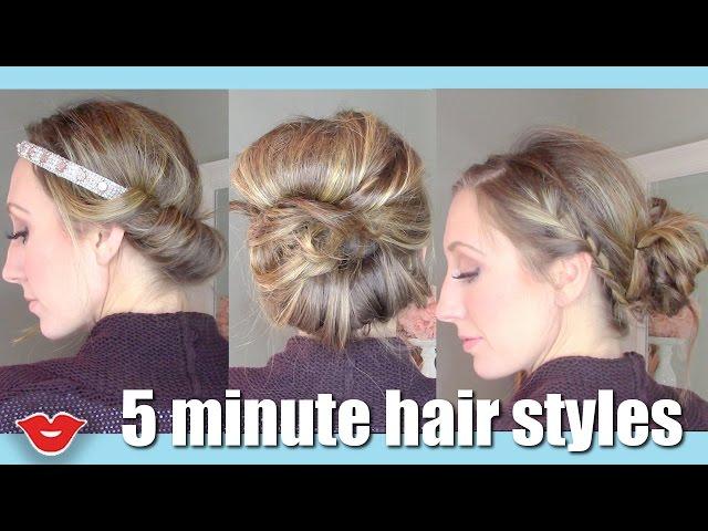 Three 5-minute Easy Hairstyles | Jordan from Millennial Moms