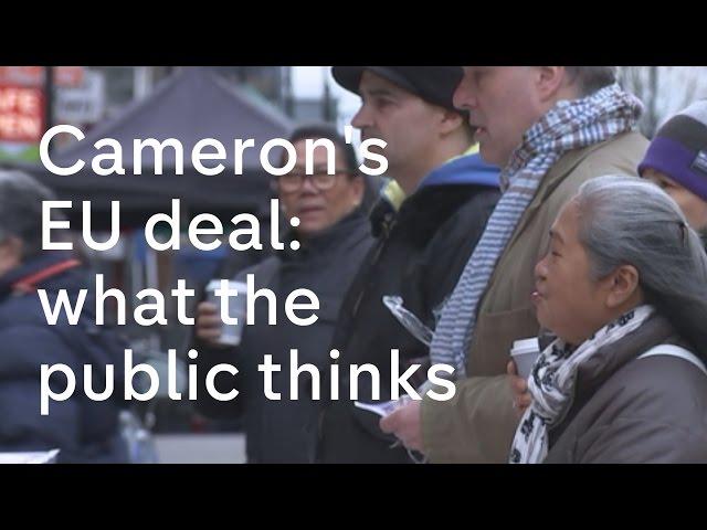 Britain's EU membership reforms: what the public thinks