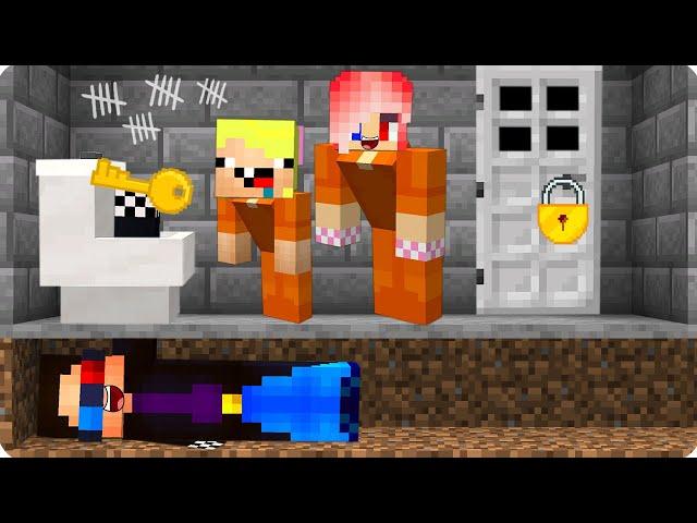 3 СПОСОБА ВЫТАЩИТЬ ДРУГА ИЗ ТЮРЬМЫ В МАЙНКРАФТ! ШЕДИ ЛЕСКА И НУБИК MINECRAFT