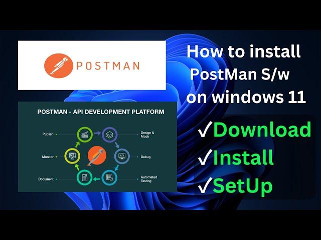 how to download and install postman in windows 10 or 11 | how to install postman #postman #install