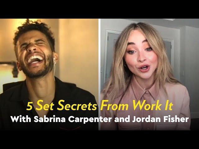 6 Set Secrets From Work It With Sabrina Carpenter and Jordan Fisher | POPSUGAR Pop Quiz