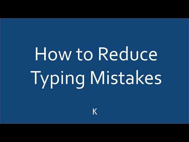 Automatically Fix Typing Mistakes in MS Word