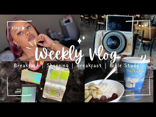 #weeklyvlog | Spend the week with me | South African Youtuber 