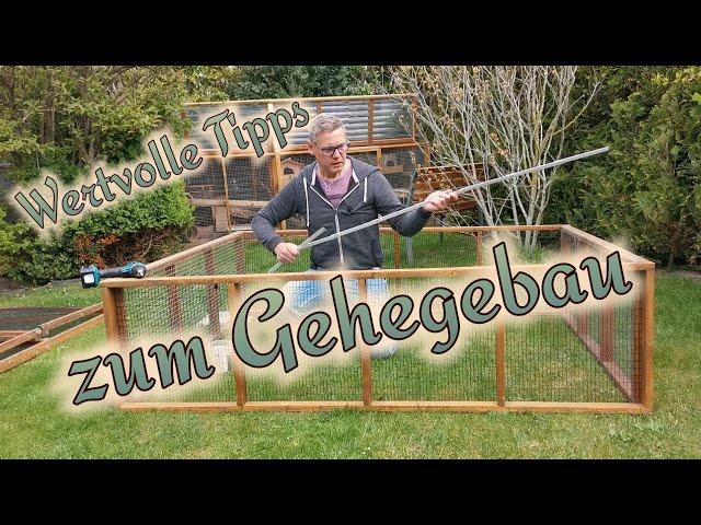 Ein Außengehege für Meerschweinchen oder Kaninchen bauen / Tipps u. Tricks Gartengehege selber bauen