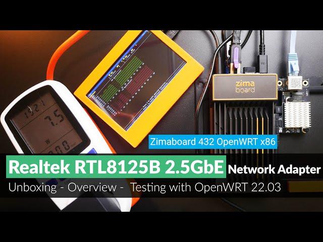 OpenWRT - Realtek RTL8125B 2.5GbE Network Adapter Overview & Testing