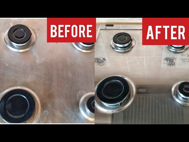 How To Clean Kitchen Stove | Amazing Results | Как Отмыть Плиту Из Нержавейки!