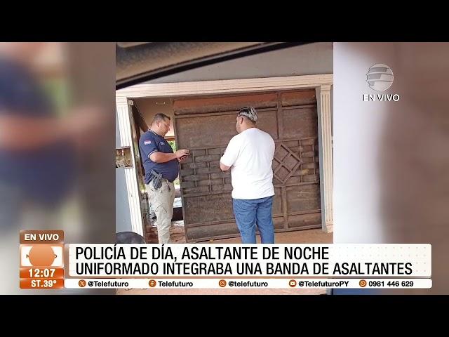 Policía de día, asaltante de noche