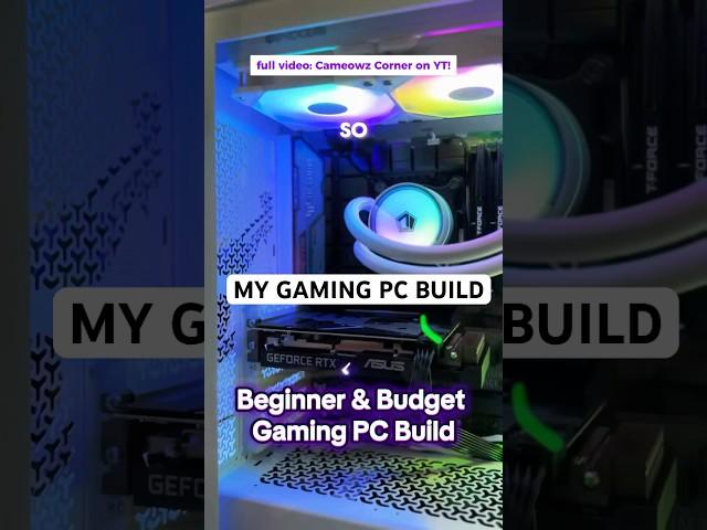 Newbie PC Build! #pcbuild #pcgaming #custompcbuild #shorts #gaming