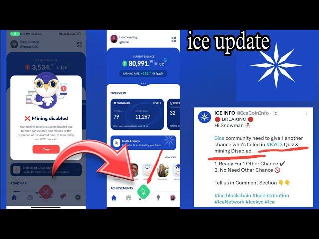 start your ice mining again  #icenetwork #crypto #icemining