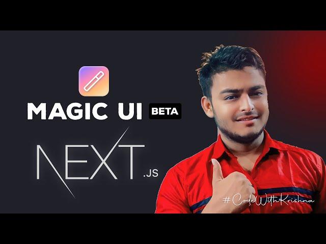 Magic UI Complete Tutorial With Next JS #react  #webdevelopment  #animation