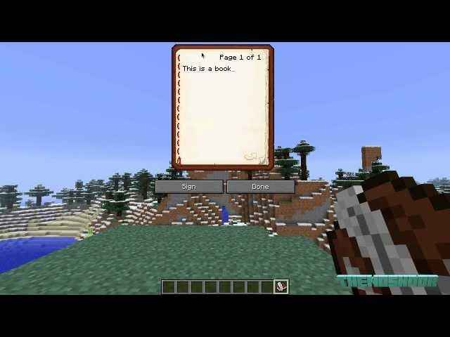 Minecraft Weekly Snapshot (12w17a) - Editable books & Half Slabs