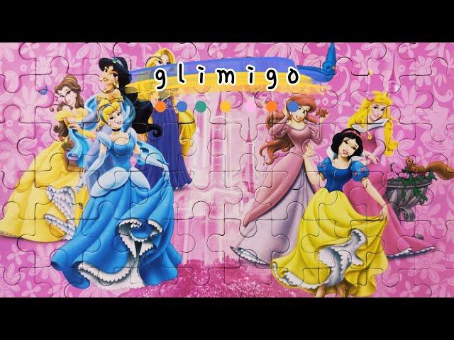 Disney Princesses - animated puzzles for kids | GLIMIGO