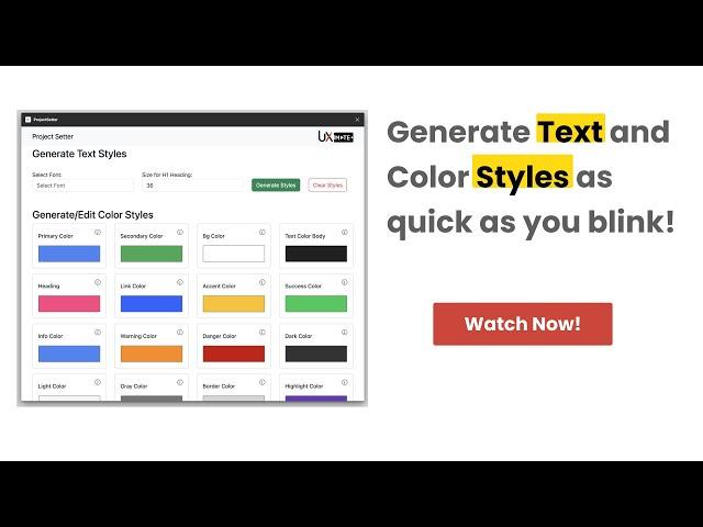 Figma Style Guide Plugin | Generate Styles in Minute | How to Create styles in Figma