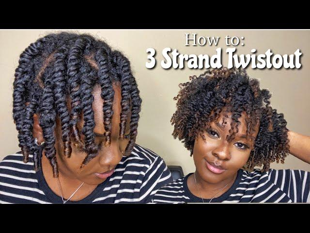 IN DEPTH 3-Strand Twistout on Type 4 NATURAL HAIR