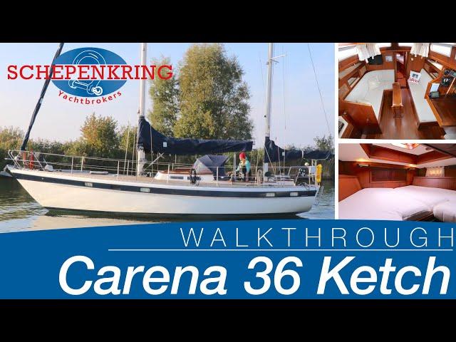 Carena 36 Ketch for sale | Yacht Walkthrough | @ Schepenkring Lelystad