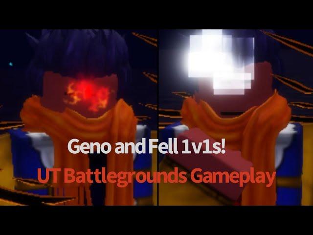 (UT Battlegrounds) Fell And Geno! Which Skin Is Better?