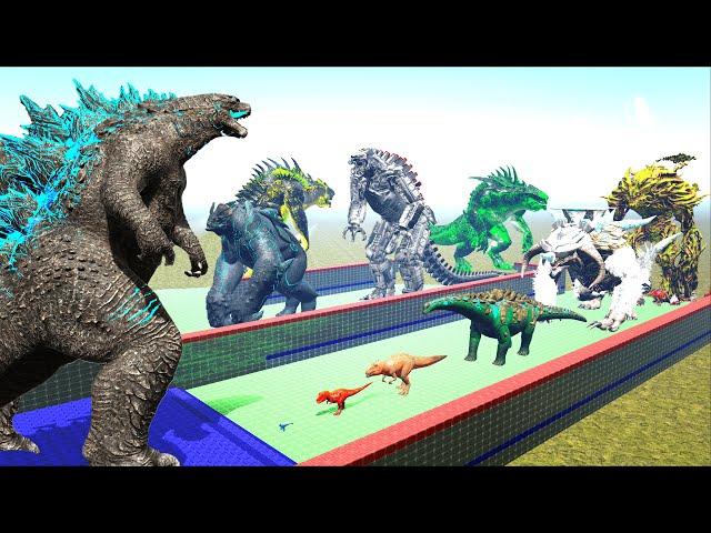 GODZILLA DEATHRUN! | ARK DINOSAURS & BOSSES | Cantex