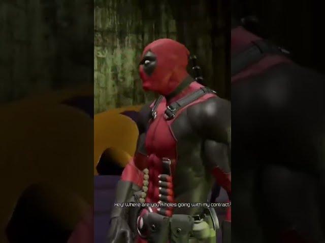 Deadpool the game - talk to my dick