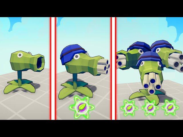 EVOLUTION OF PEA SHOOTER (PLANT VS ZOMBIE) | TABS - Totally Accurate Battle Simulator