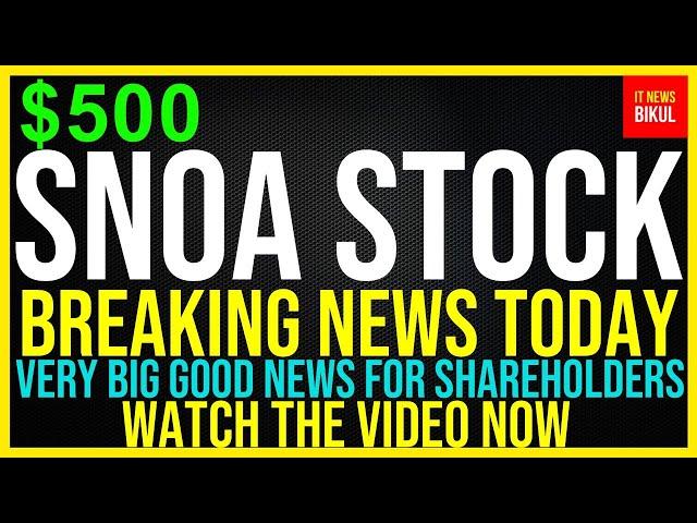 SNOA Stock-Sonoma Pharmaceuticals Inc Stock Breaking News Today | SNOA Stock Price Prediction | SNOA