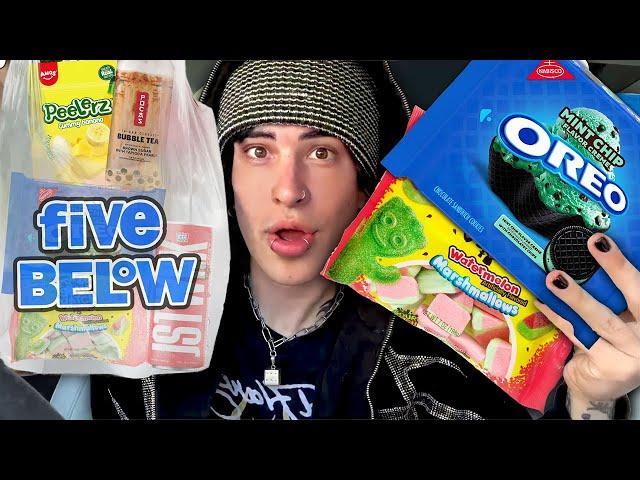 Trying 5 Below Snacks!