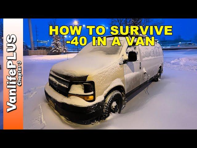 How to Survive Winter in a Van WITH ONLY 6 Things!