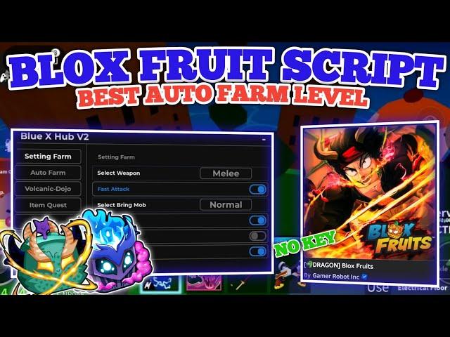Blue X Hub V2 Roblox Script | New Blox Fruits Script Update Best Auto Farm Level