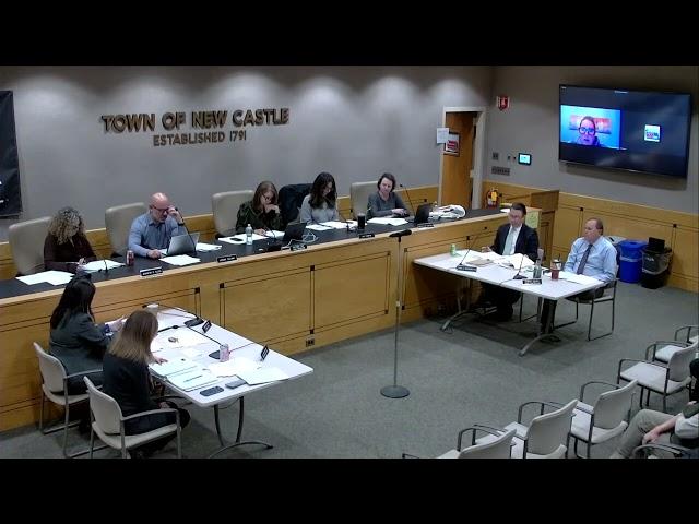 Town Board of New Castle Work Session & Meeting 11/19/24