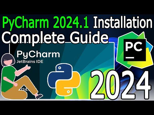 How to Install PyCharm IDE 2024.1 on Windows 10/11 [ 2024 Update ] | PyCharm for Python Developers