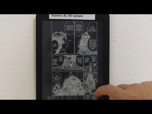 Comic reading on Icarus Illumina XL HD