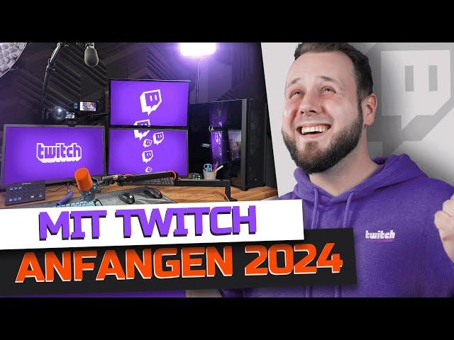 TWITCH STREAM einrichten TUTORIAL für ANFÄNGER (2024)