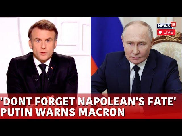 LIVE: Vladimir Putin Mocks Emmanuel Macron As 'Micron', Warns Him Not To Threaten Russia | N18G