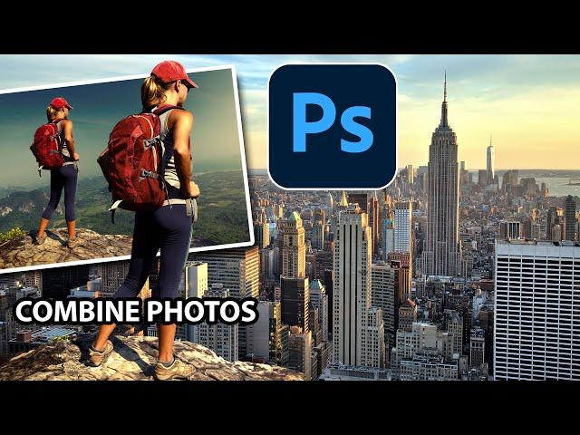 How to Combine and match photos in Photoshop 2024 for beginners