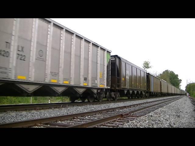 CSX 7636 Leads CSX E229-05 w/ Engineer Jeff Glenn & Conductor TJ Smith in Graysville, GA