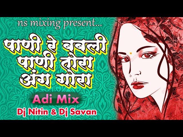 Pani Re Babli Pani Tora Ang,पाणी रे बबली पाणी dj nitin dj savan